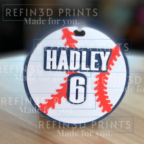 Custom 3D-Printed Bag Tags