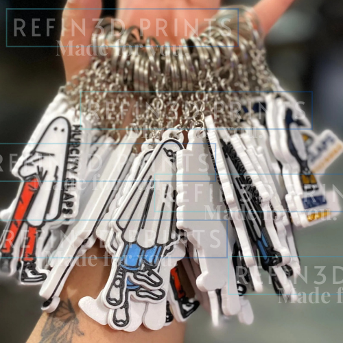 Custom 3D-Printed Keychains