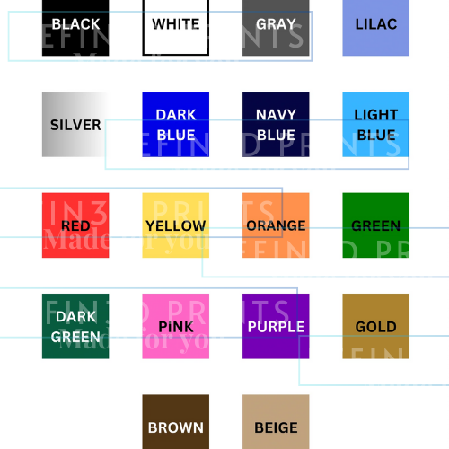 Custom 3D-Printed Keychains