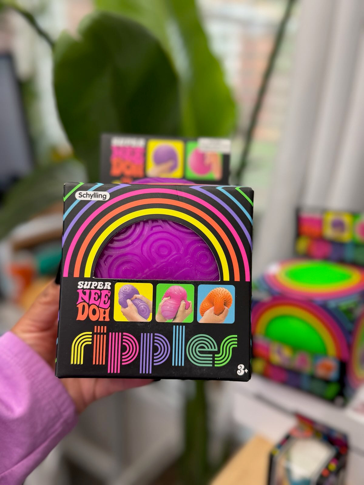 Super NeeDoh Ripples Textured Squishy Fidget Ball