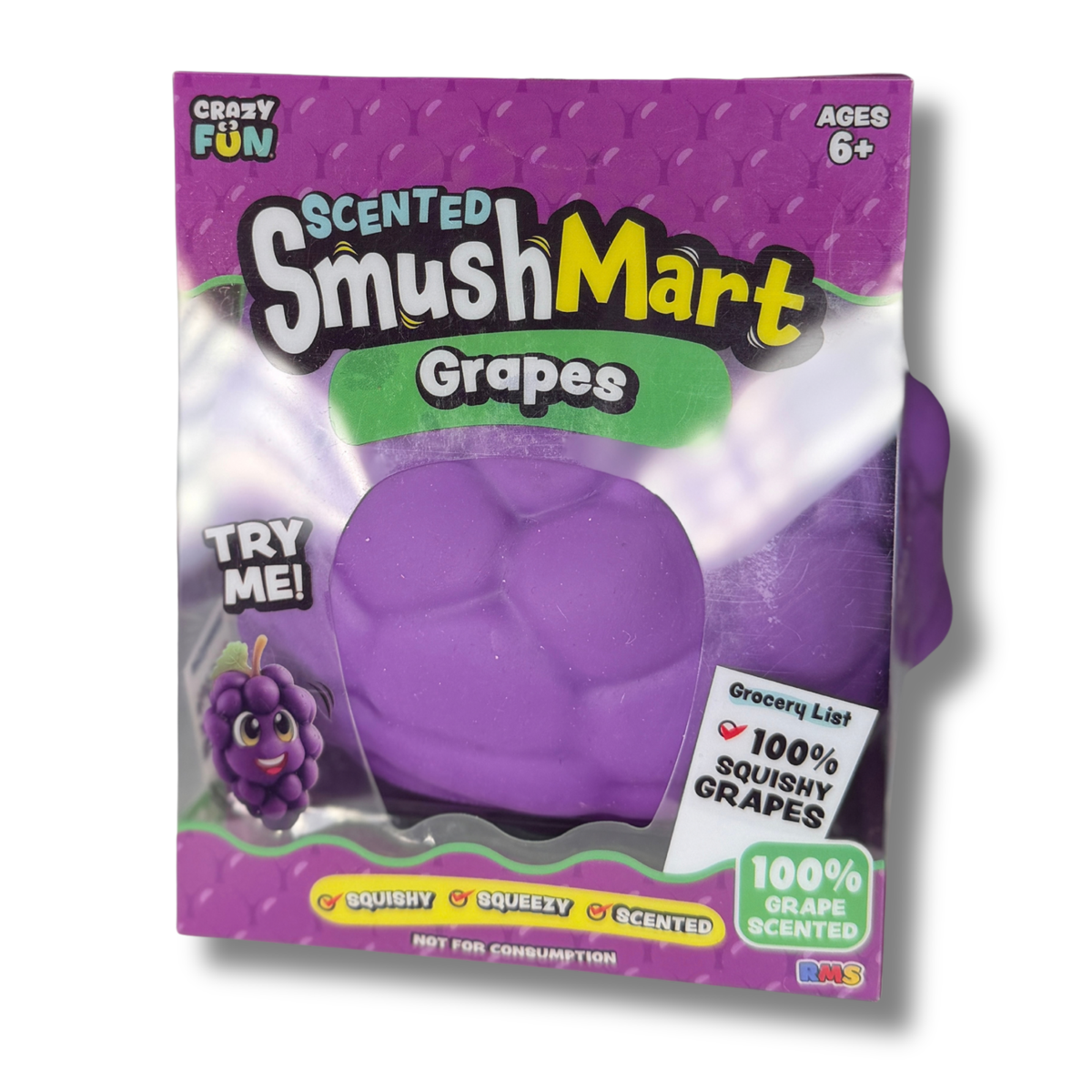 SmushMart Scented Grapes Squishy Fidget Toy