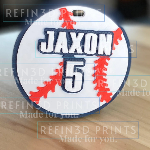 Custom 3D-Printed Bag Tags