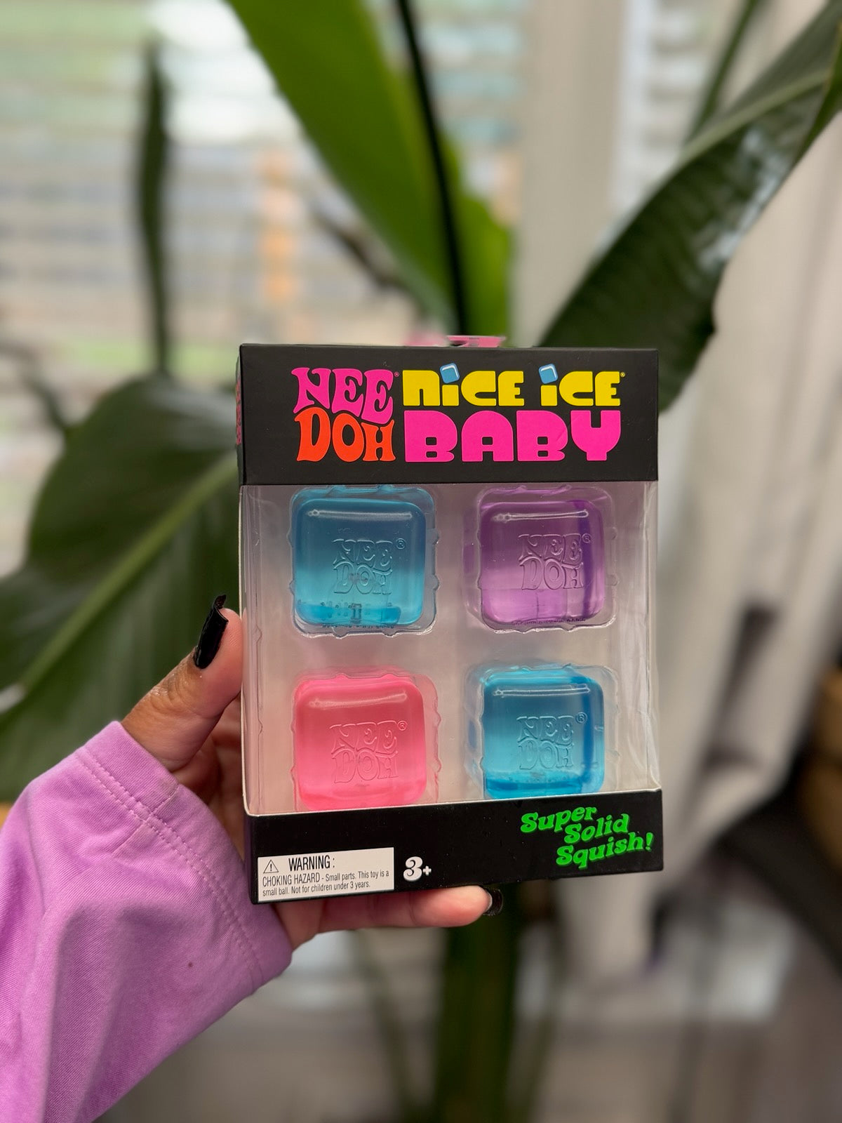 NeeDoh Nice Ice Baby 4-Pack Mini Cube Fidget Toys