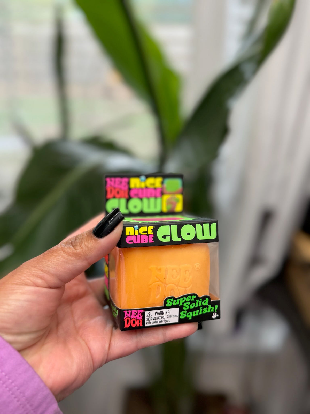 NeeDoh Nice Cube Glow Squishy Fidget Toy