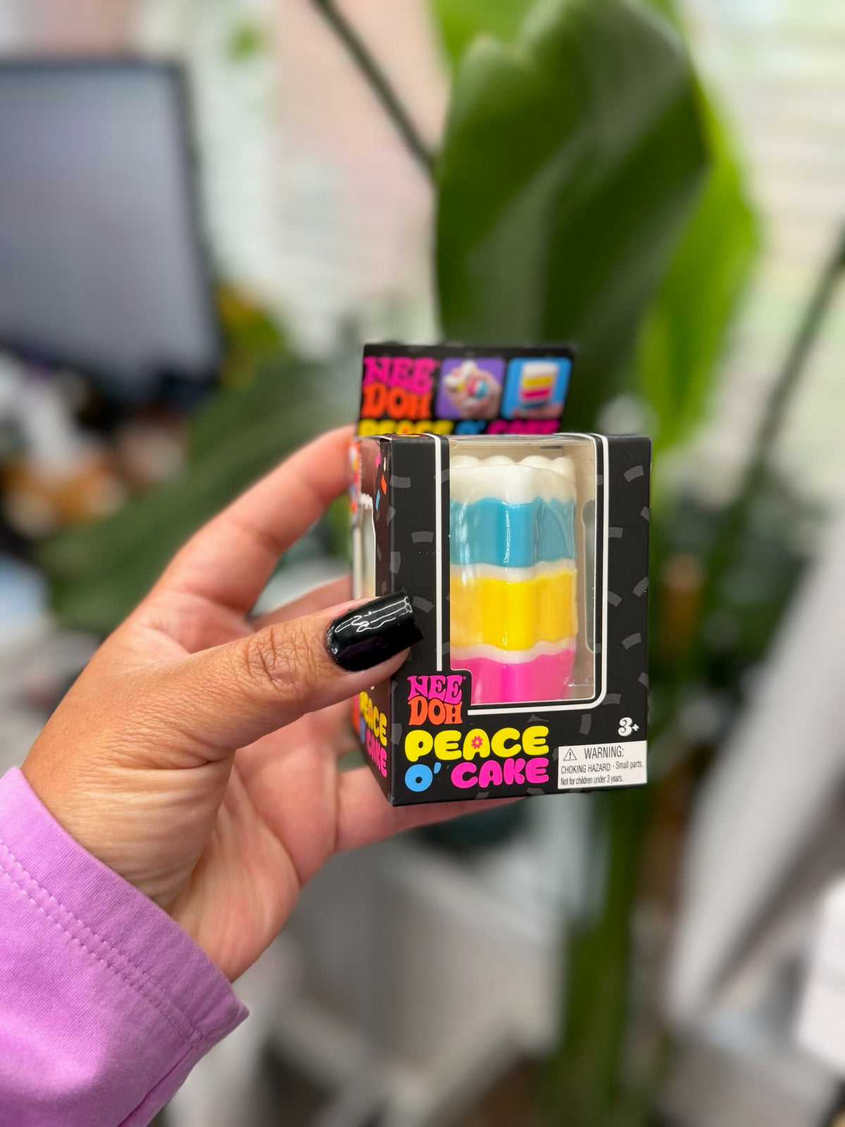 NeeDoh Peace o' Cake Squishy Fidget Toy