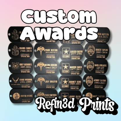 Custom 3D-Printed Award
