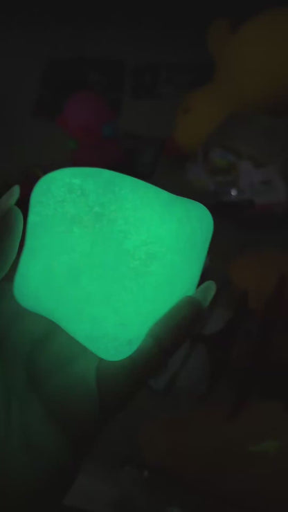 NeeDoh Nice Cube Glitter and Glow Squishy Fidget Toy